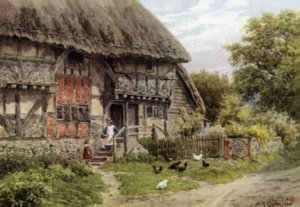 Vieja cabaña, Bignor, Sussex
