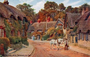 Viejo Pueblo, Shanklin, Isla de Wight de Alfred Robert Quinton