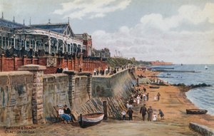 Pabellón y playa, Clacton-on-Sea de Alfred Robert Quinton