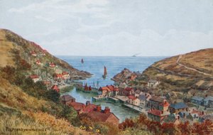 Polperro, desde la colina de Alfred Robert Quinton