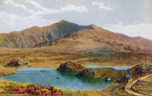 Snowdon desde Ln. Dwyarchen de Alfred Robert Quinton