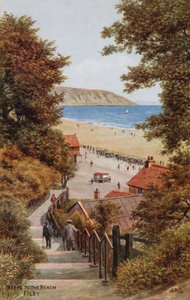 Escaleras a la Playa, Filey de Alfred Robert Quinton