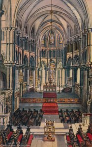El coro de la Catedral de Canterbury de Alfred Robert Quinton