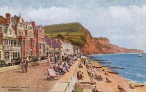 La explanada, mirando al este, Sidmouth