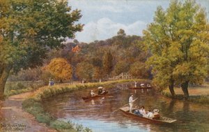 El río Wey, Guildford