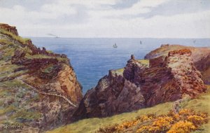 Tintagel, isla y fortaleza de Alfred Robert Quinton
