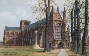 Catedral de Winchester, desde el noroeste