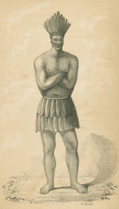 Un indio vestido con el "tobet