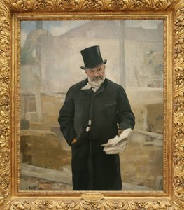 Retrato de Adolphe Alphand (1817-1891) de Alfred Roll
