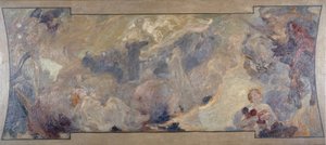 Boceto para el Petit Palais, galerie sud: La musique fantastique, entre 1906 y 1917 (lienzo, óleo) de Alfred Roll
