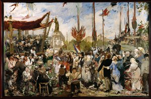 El 14 de julio de 1880 (boceto al óleo) de Alfred Roll