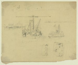 Cinco vistas del Susquehannah y el Ceres de Alfred Rudolph Waud