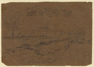 Destrucción ferroviaria como arte militar de Alfred Rudolph Waud