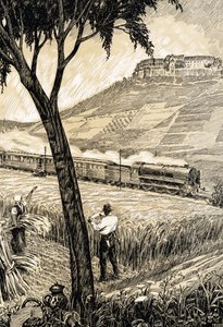 Ferrocarriles alemanes - Tren rural en Freyburg