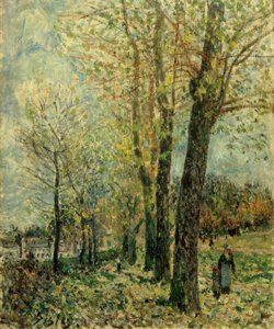 A.Sisley, Paisaje en los alrededores de Moret de Alfred Sisley
