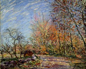 En el borde del bosque en Fontainebleau, 1885