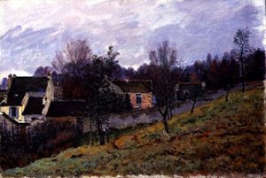 Otoño en Louveciennes de Alfred Sisley