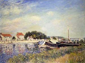 Orillas del Loing en Saint-Mammes de Alfred Sisley
