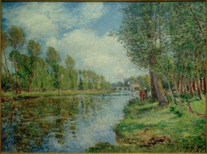 Orillas del Loing de Alfred Sisley