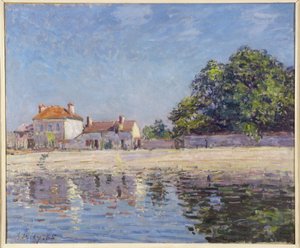Orillas del Loing, Saint-Mammes de Alfred Sisley
