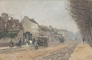 Boulevard Héloïse, Argenteuil, 1872 de Alfred Sisley