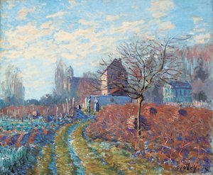 Gelee Blanche - Verano de San Martín, 1874 de Alfred Sisley