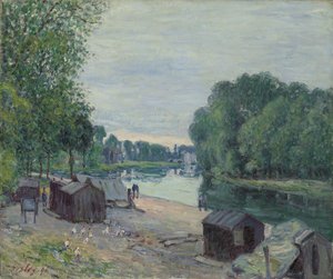 Cabañas al borde del Loing, 1896