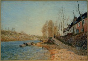 La Croix-Blanche en Saint-Mammès de Alfred Sisley