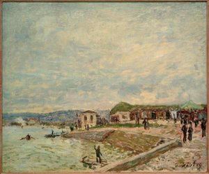El Sena en Point-du-Jour de Alfred Sisley