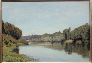 La Seine en Bougival de Alfred Sisley