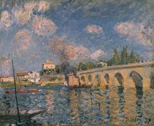 Le Pont de Sèvres de Alfred Sisley