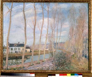 Le canal du Loing de Alfred Sisley