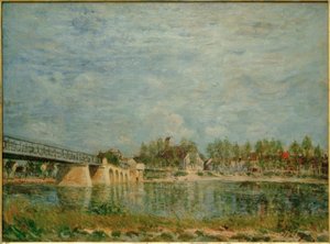 El puente de Saint-Mammès de Alfred Sisley