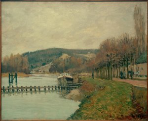 Las colinas de Bougival de Alfred Sisley