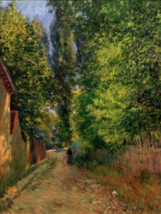Los alrededores de Louveciennes de Alfred Sisley