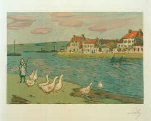 Los gansos de Alfred Sisley