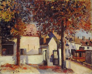 Moret-sur-Loing (Rue de Fosses) de Alfred Sisley