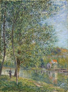 Mañana cerca del Loing de Alfred Sisley