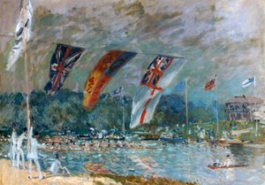 Regata en Molesey, 1874 de Alfred Sisley