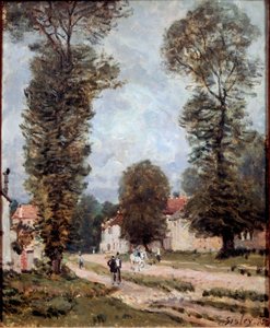 Camino a Versalles de Alfred Sisley