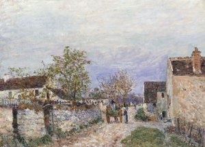 Calle en Veneux de Alfred Sisley