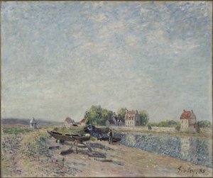 Saint-Mammès, Canal de Loing de Alfred Sisley