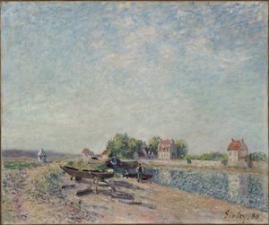 Saint-Mammès, Canal de Loing, 1885