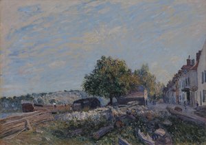 San Mammès - Por la mañana de Alfred Sisley