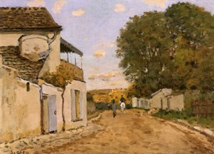 Calle de Louveciennes (Rue de la Princesse), c.1873 (óleo sobre lienzo)