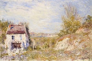 La casa abandonada, c.1886 de Alfred Sisley
