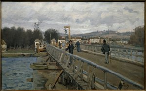 El Puente de Argenteuil de Alfred Sisley