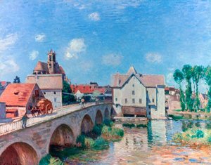 El puente en Moret, 1893