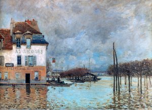 La inundación en Port-Marly, 1876