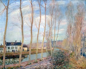 El Canal de Loing, 1892 de Alfred Sisley
